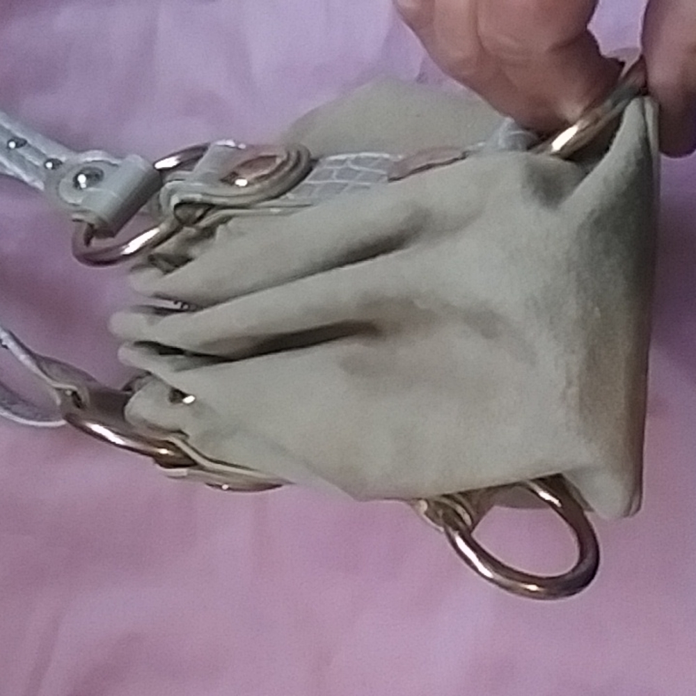 Cute small suede bag by Kathy12x8x4 - Picture 4 of 12